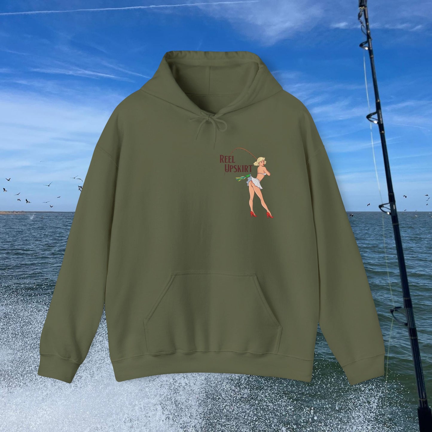 Boating Fishing Hoodie - 'Caught Ya Looking' Unisex Sweatshirt