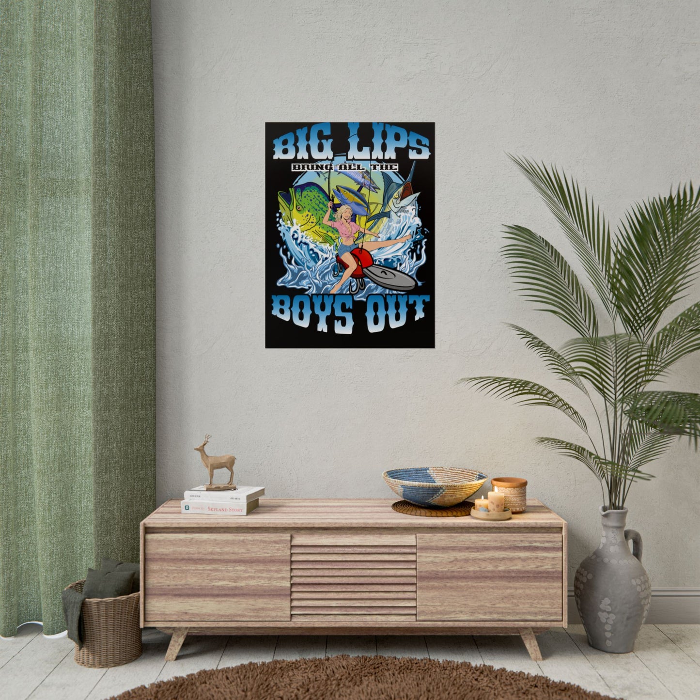 Rolled Posters Big Lips
