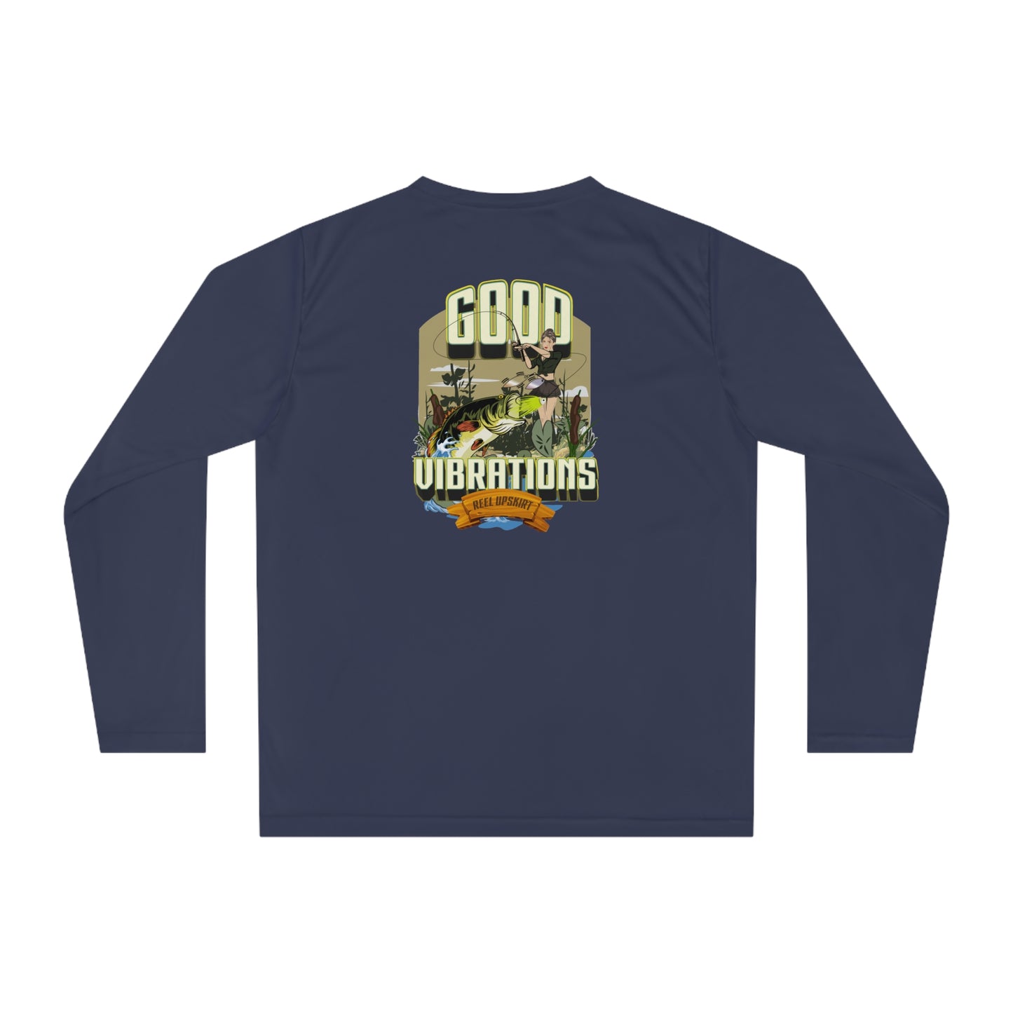 Performance Fishing Shirt - Good Vibrations Bass Fishing UPF-40