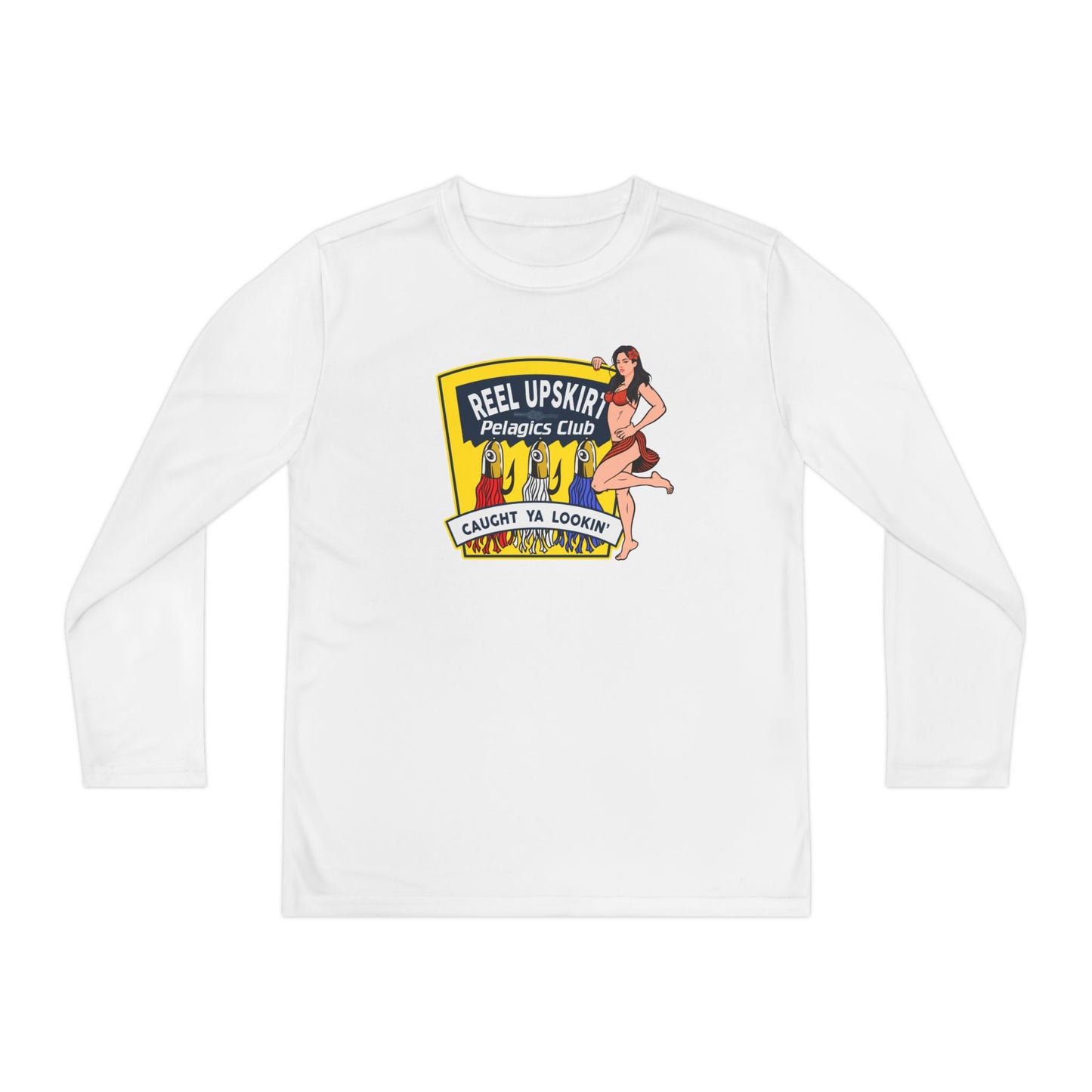 Kids Long Sleeve Tee - Pelagic Club and Caught Ya Lookin Design