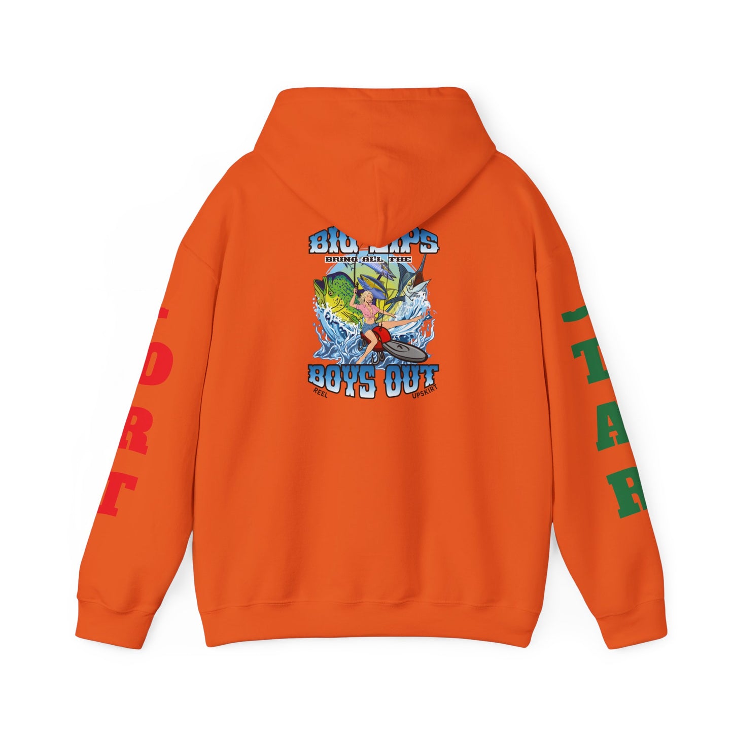 Big Lips Bring The Boys Out Hoodie Port/Star Sleeves