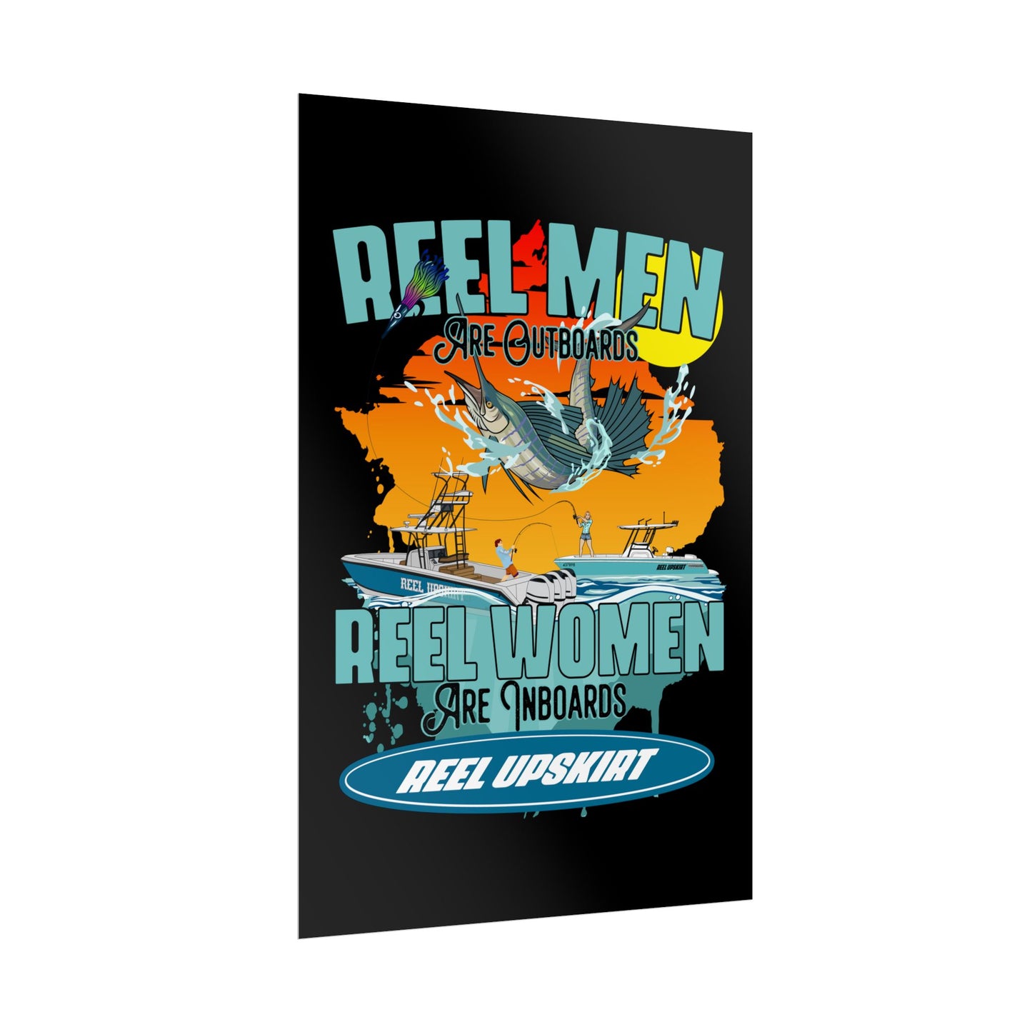 Reel Men/Women Rolled Posters