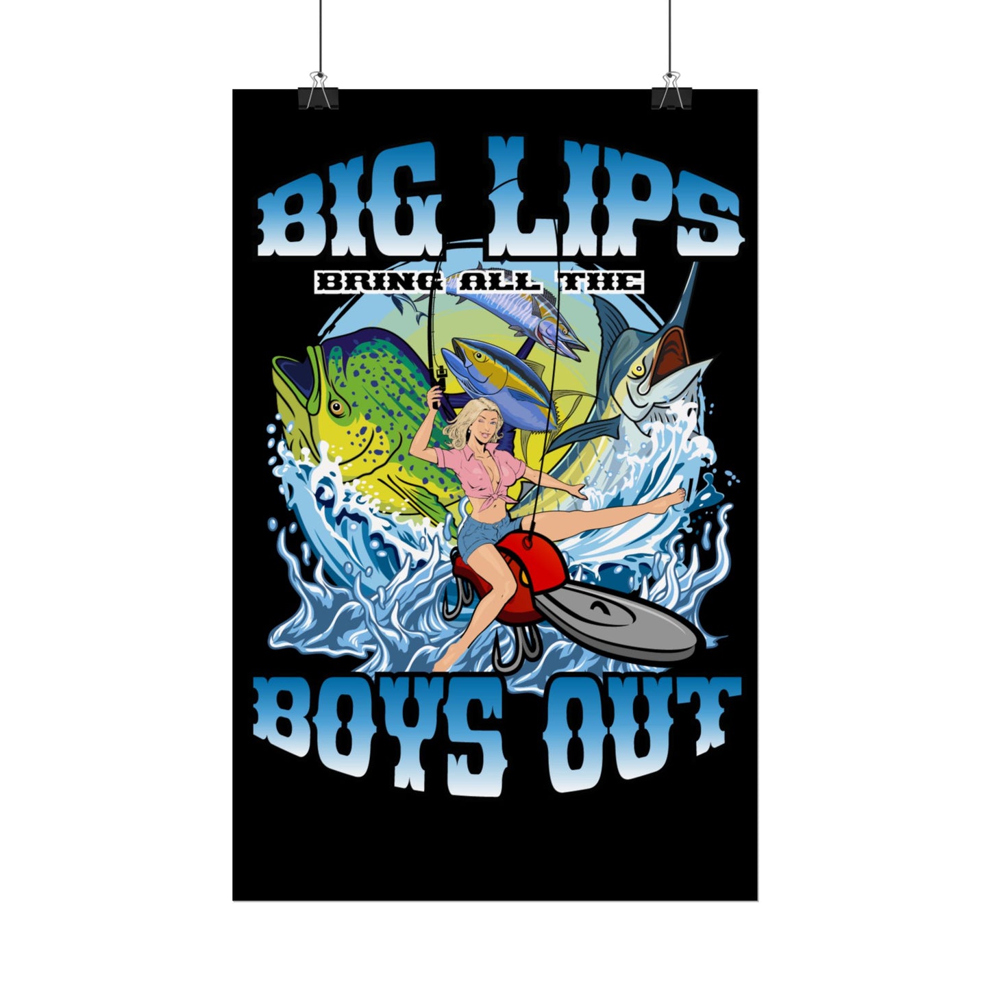 Rolled Posters Big Lips
