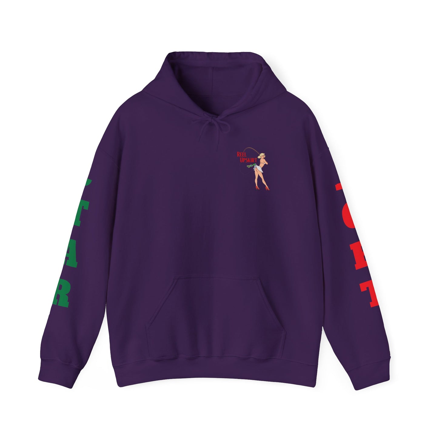 Big Lips Bring The Boys Out Hoodie Port/Star Sleeves