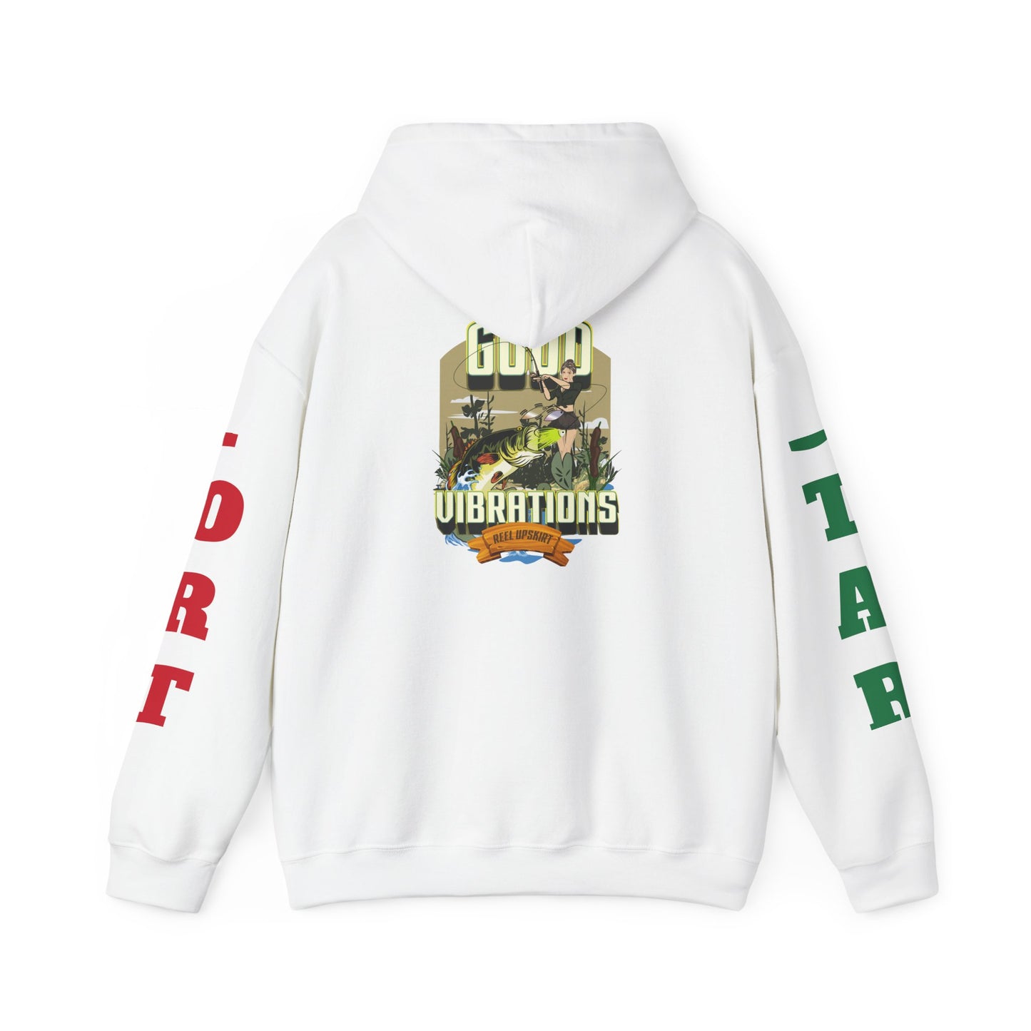 Good Vibrations Fishing Hoodie Port/Star Sleeves