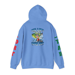 Big Lips Bring The Boys Out Hoodie Port/Star Sleeves