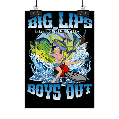 Rolled Posters Big Lips