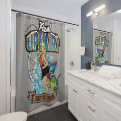 Our Caught You Lookin Shower Curtain is sure to get a laugh