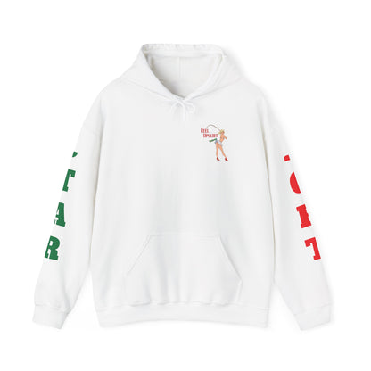 Big Lips Bring The Boys Out Hoodie Port/Star Sleeves