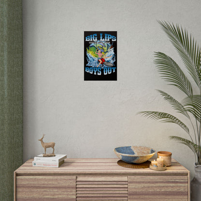 Rolled Posters Big Lips