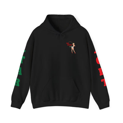 Big Lips Bring The Boys Out Hoodie Port/Star Sleeves