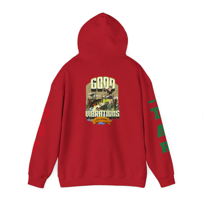 Good Vibrations Fishing Hoodie Port/Star Sleeves
