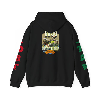 Good Vibrations Fishing Hoodie Port/Star Sleeves