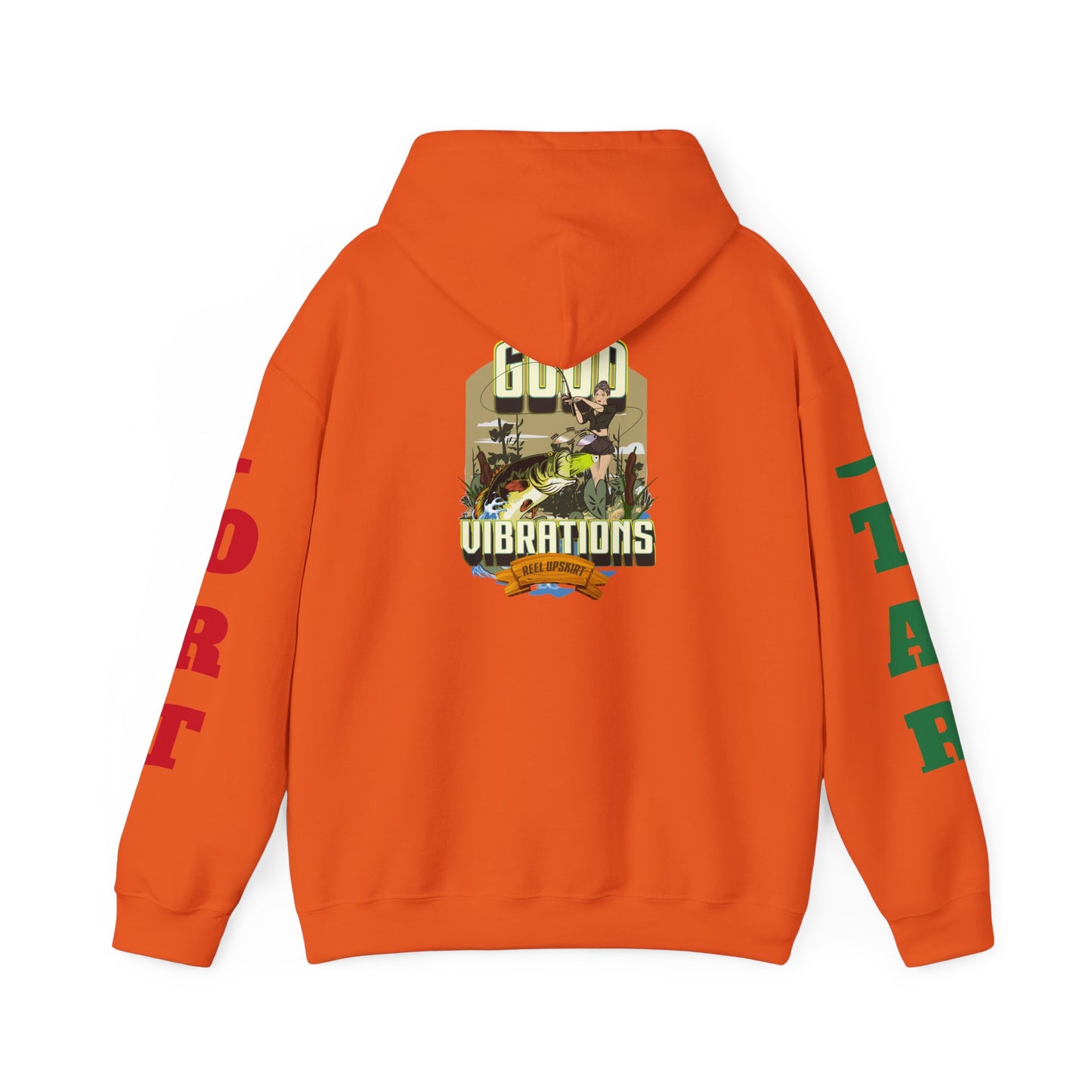 Good Vibrations Fishing Hoodie Port/Star Sleeves