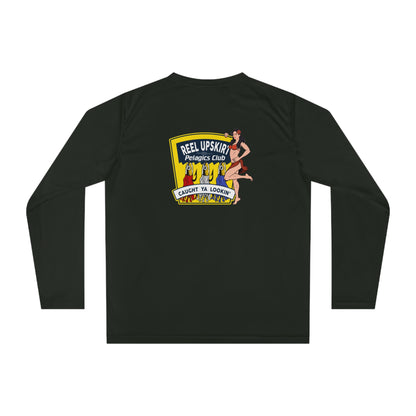 Performance Long Sleeve Shirt Reel Upskirt “Pelagic Club” UPF 40