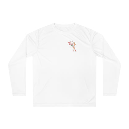 Long Sleeve Performance Shirt Big Lips Bring All the Boys Out UPF-40