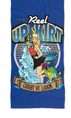 Reel Upskirt, Caught Ya Lookin’ Beach Towel