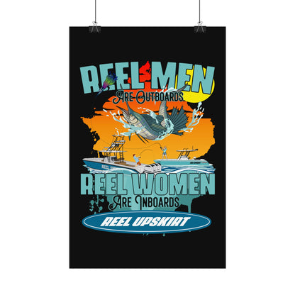 Reel Men/Women Rolled Posters
