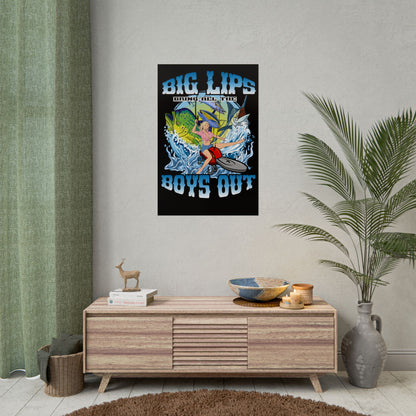 Rolled Posters Big Lips