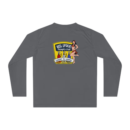 Performance Long Sleeve Shirt Reel Upskirt “Pelagic Club” UPF 40