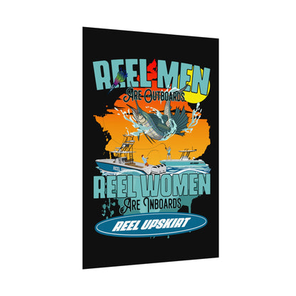 Reel Men/Women Rolled Posters