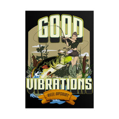 Good Vibrations Bass Fishing Rolled Posters