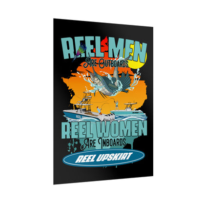 Reel Men/Women Rolled Posters