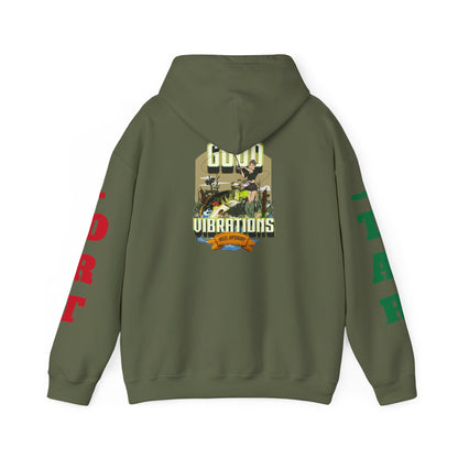 Good Vibrations Fishing Hoodie Port/Star Sleeves