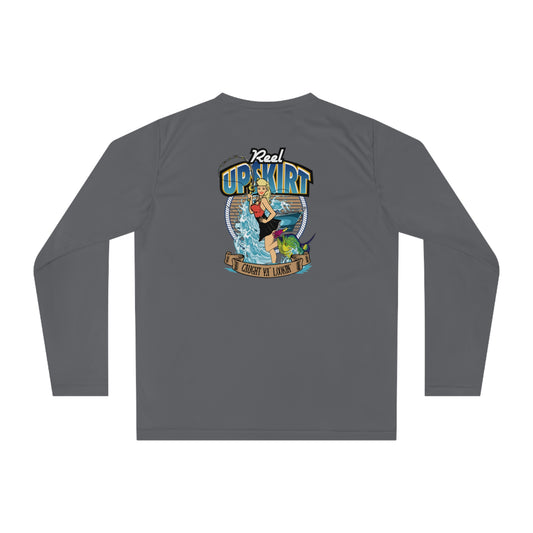 Performance Long Sleeve Shirt Caught Ya Lookin UPF-40 Boating Fishing