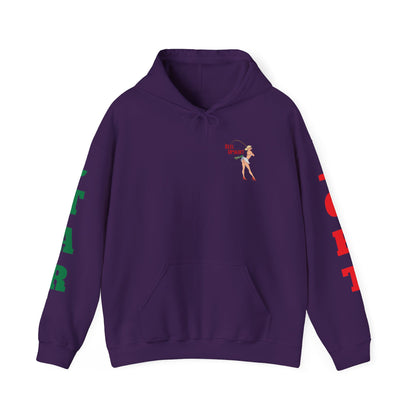 Big Lips Bring The Boys Out Hoodie Port/Star Sleeves