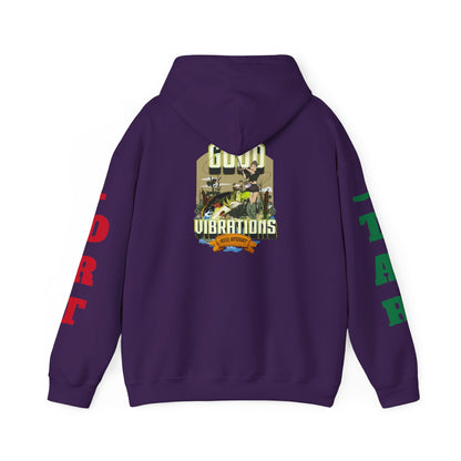 Good Vibrations Fishing Hoodie Port/Star Sleeves