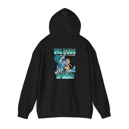Fishing Hoodie - Big Rods Catch More Fish