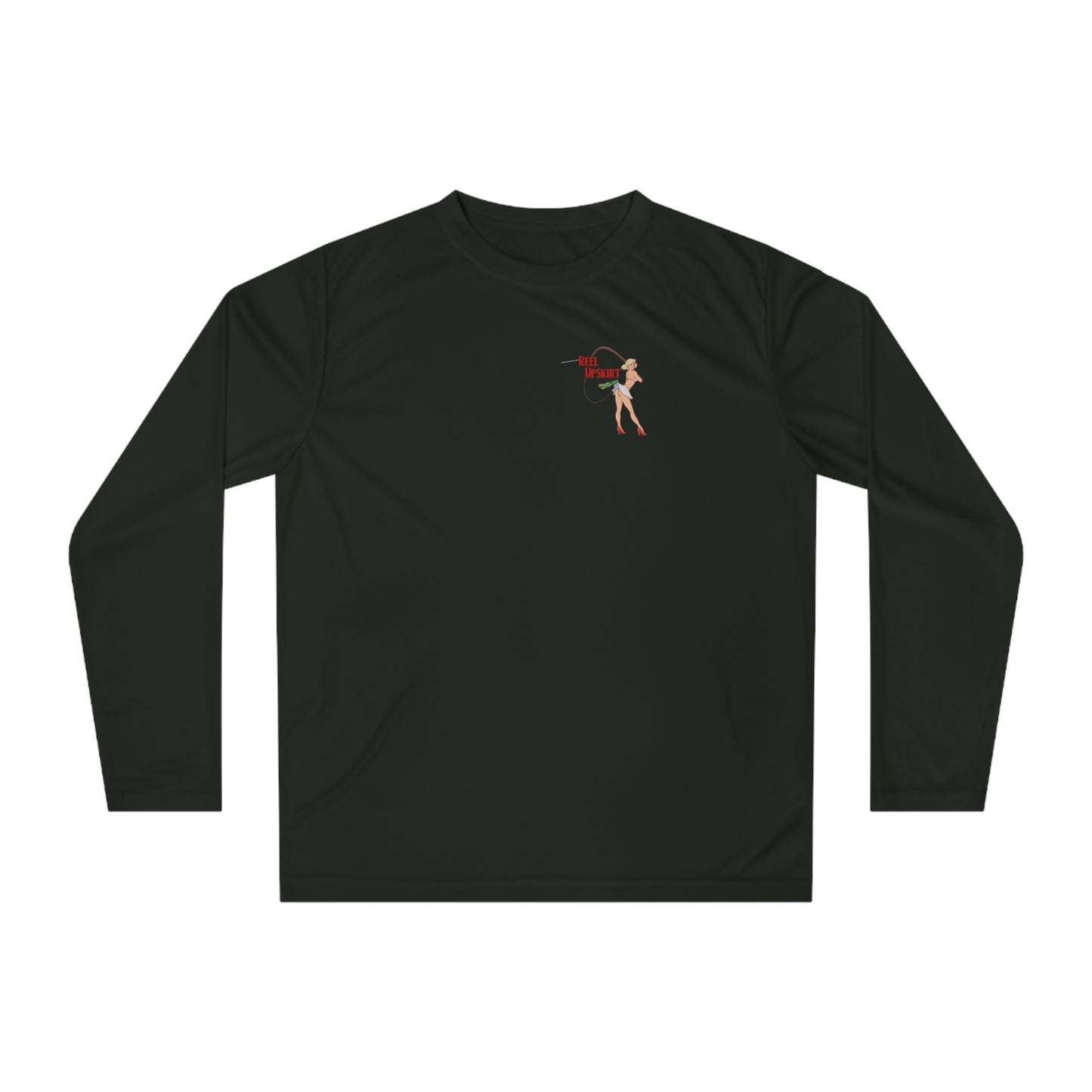 Long Sleeve Performance Shirt Big Lips Bring All the Boys Out UPF-40